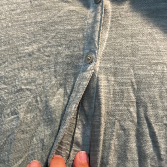 Peruvian Connection Lagos Button Front Midi Dress Green S - Picture 8 of 8